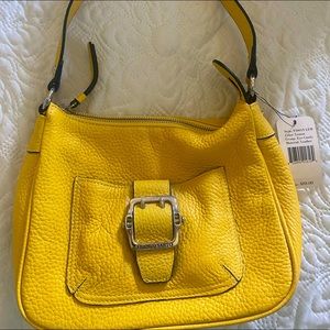 Franco Sarto yellow leather bag